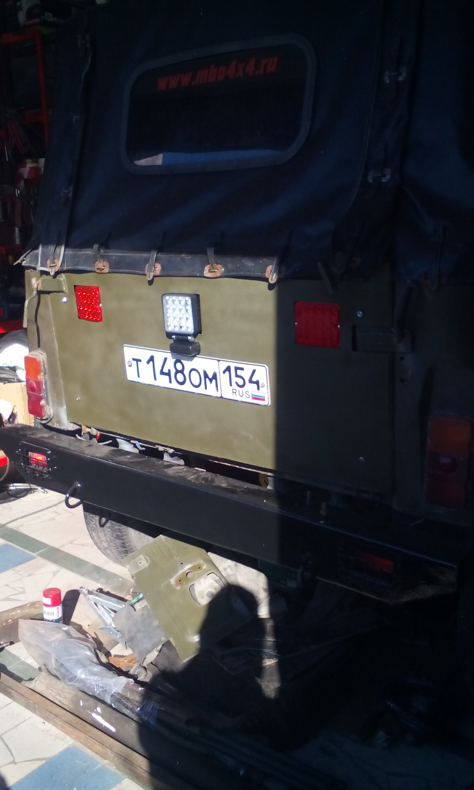 Задний борт(модернизация)! — УАЗ 469, 5,7 л, 1986 года | стайлинг | DRIVE2