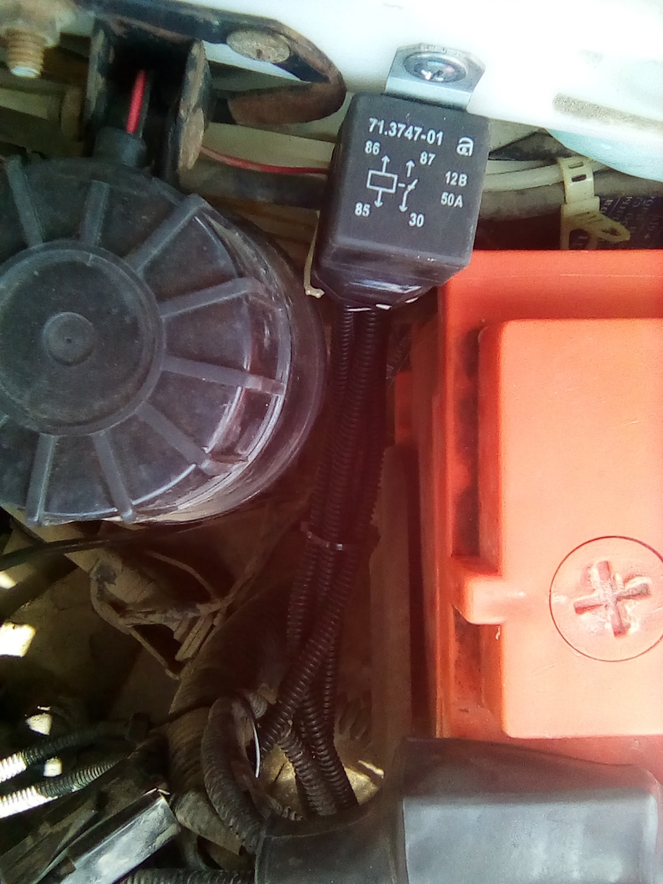 Дополнительное реле стартера — Lada 21102, 1,5 л, 2001 года | своими ...