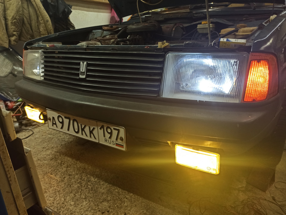 Американские габариты. — Москвич 2141, 1,7 л., 1994 года | электроника ...