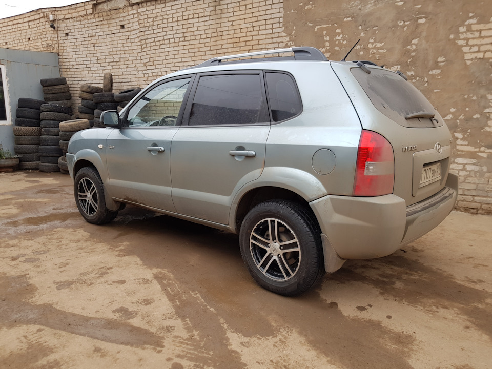 Летний комплект колес — Hyundai Tucson (JM), 2 л, 2007 года | шины | DRIVE2