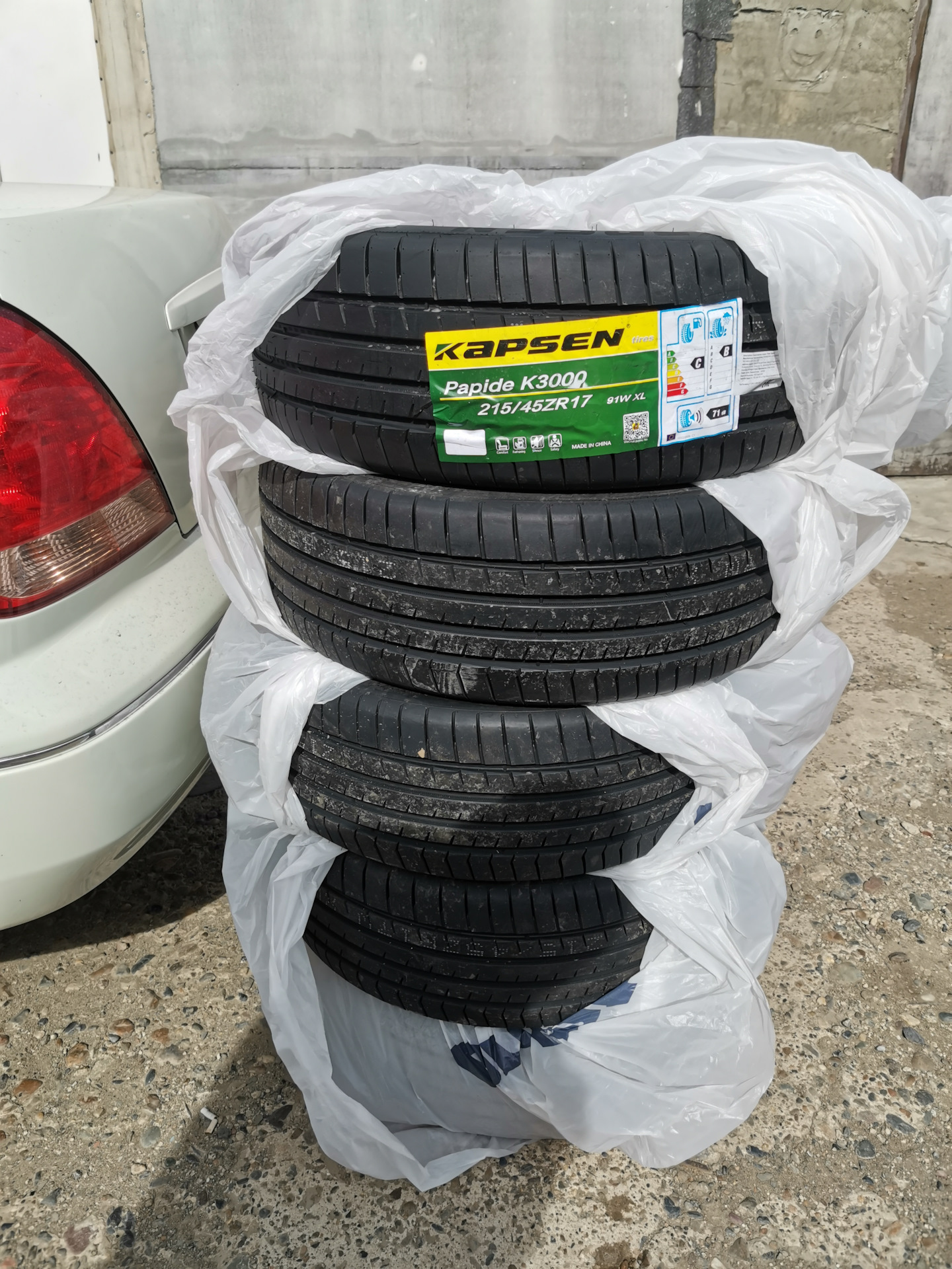 Летняя резина Kapsen Papide K3000 215/45 17 — Nissan Bluebird Sylphy ...