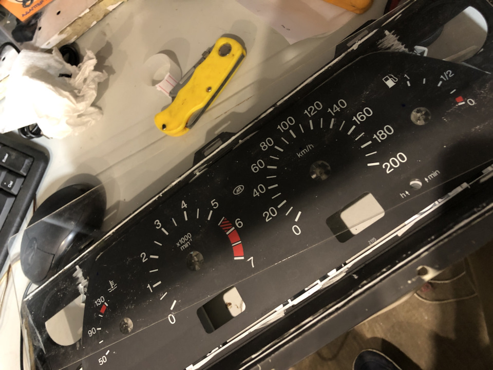 Приборка от ваз-2110 в ваз-2107 — Lada 21073, 1,5 л, 2006 года | своими ...