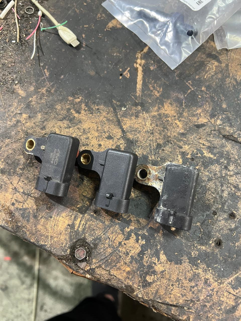 Клапан вентиляции картерных газов, ДАД, Датчик положения распредвала ...