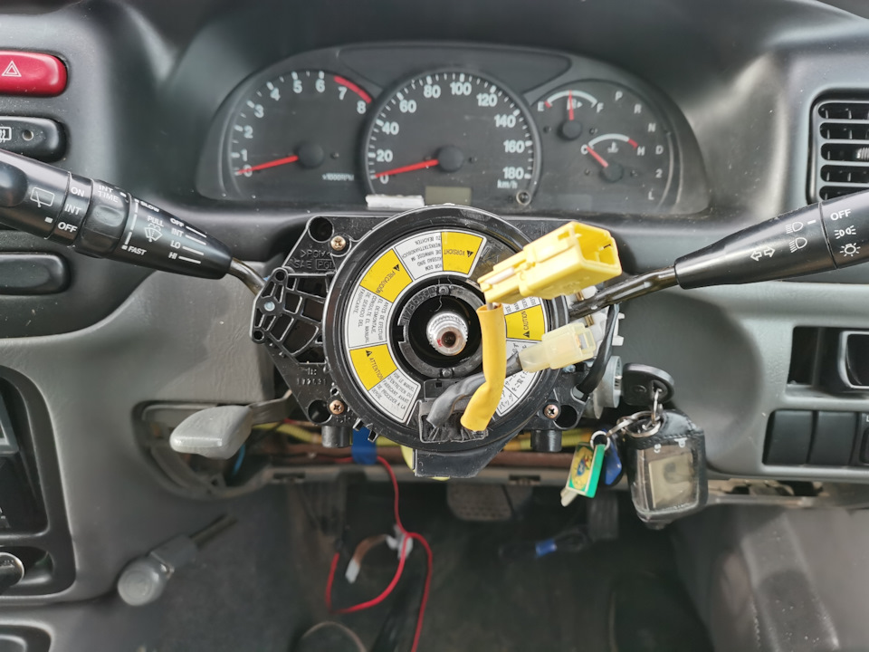 Как снять руль suzuki
