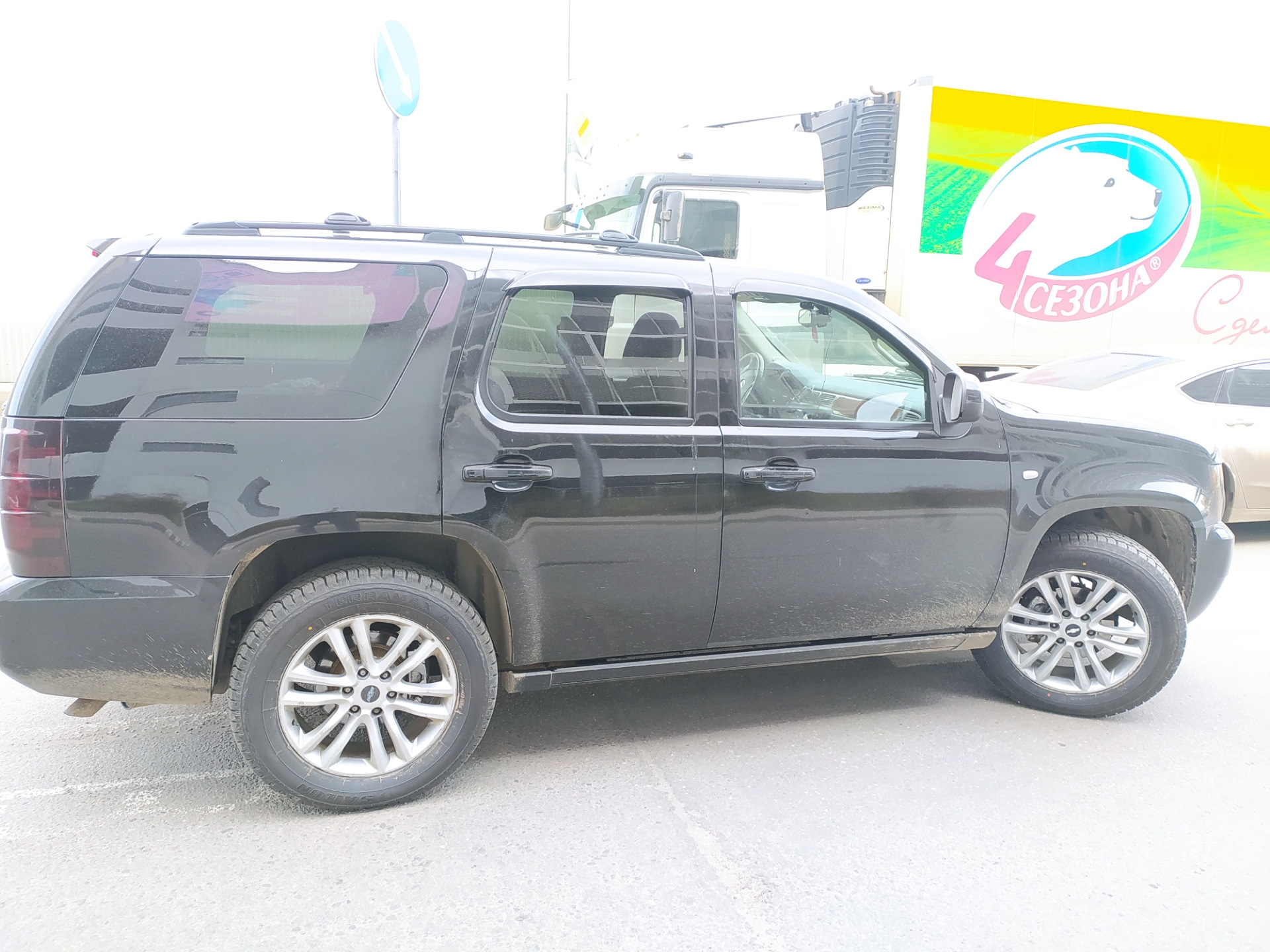 Резина Сайлун начало. — Chevrolet Tahoe (GMT900), 5,3 л, 2008 года ...