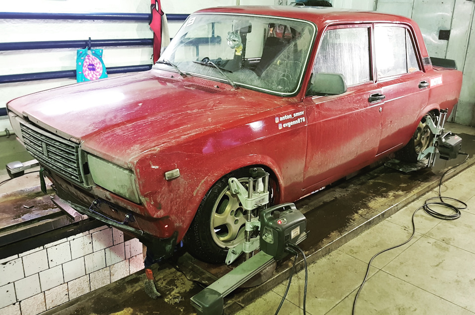 Развал схождение. Поправили углы — LADA 21074, 1,6 л., 2003 года ...