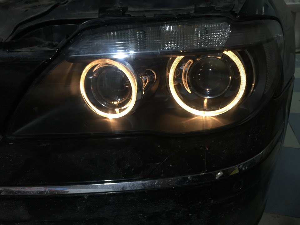 Реставрация фары часть2 — BMW 7 series (E65/E66), 4 л, 2006 года ...