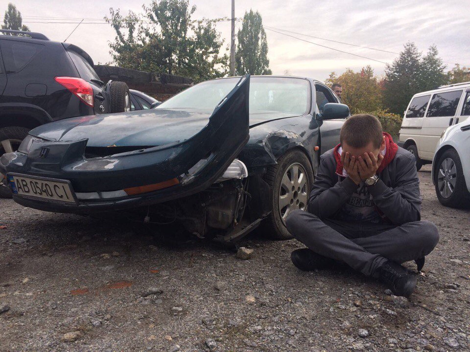 хонда после дтп