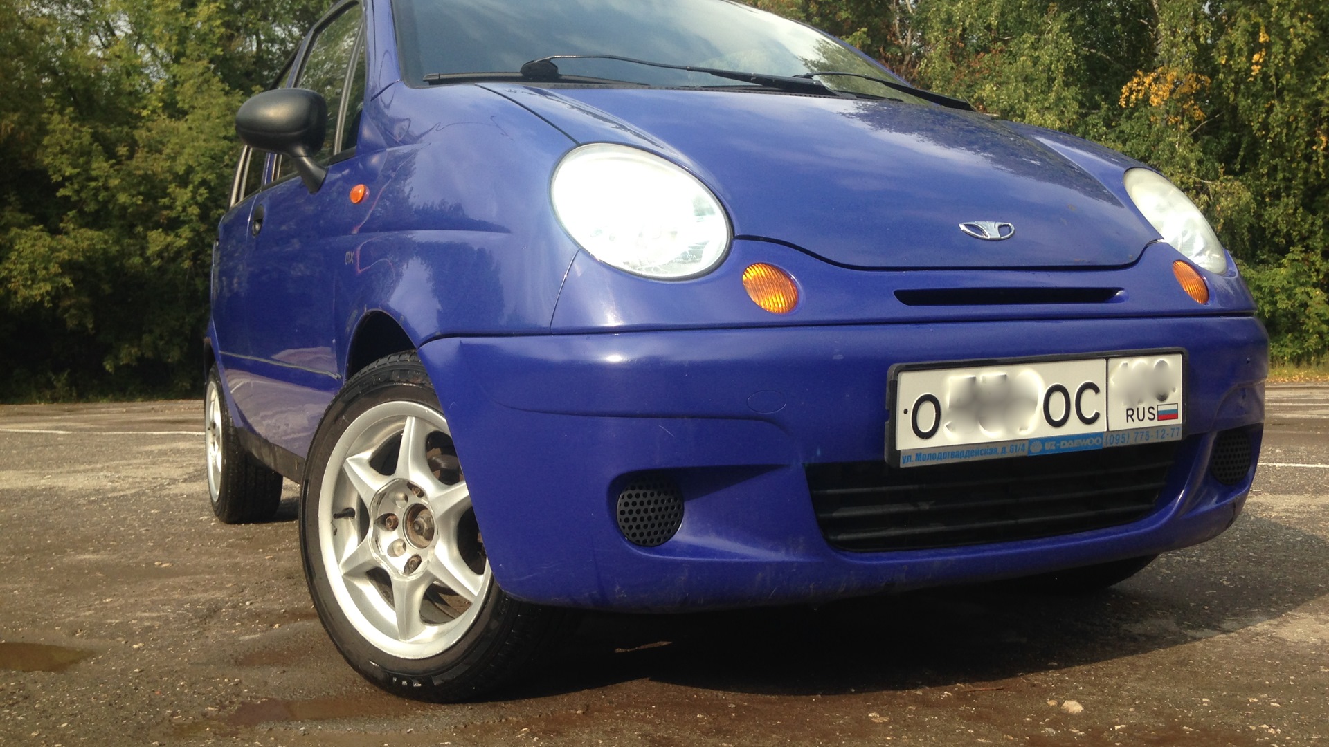 Daewoo Matiz темно синий