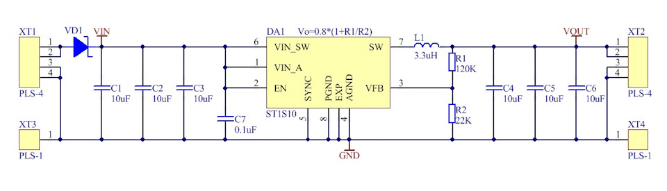 St1s10 схема включения 5v