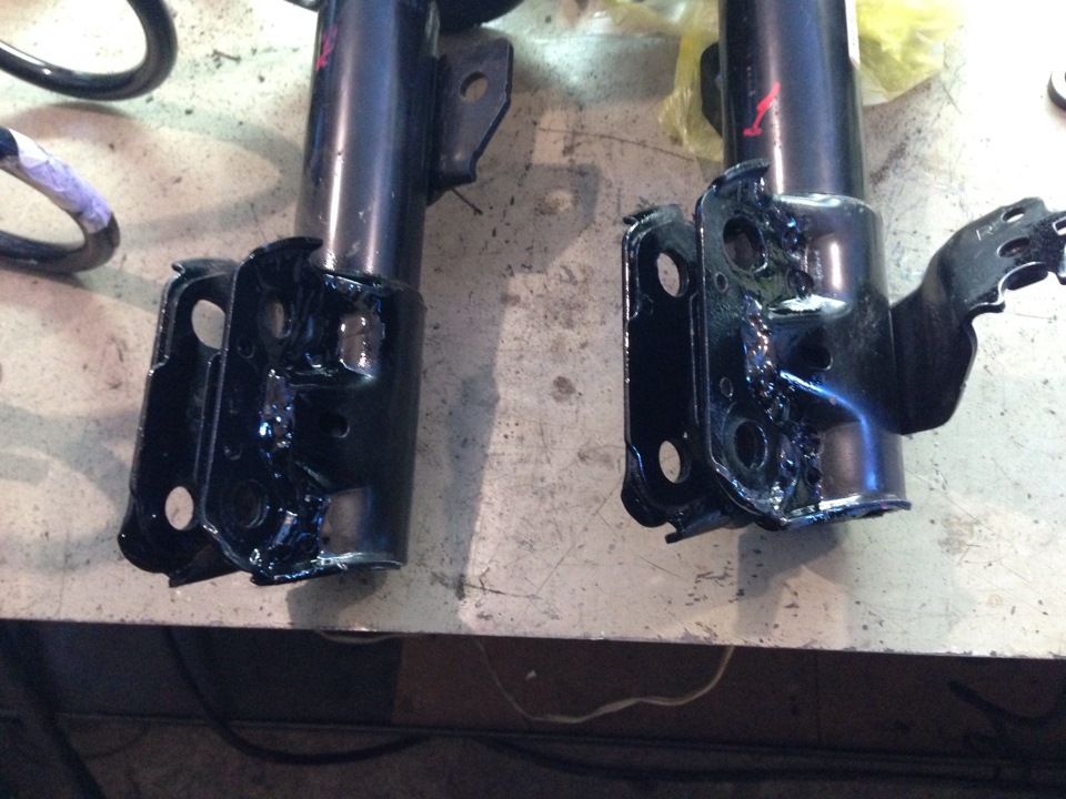 Переделка передней подвески — Subaru Outback (BP), 3 л, 2008 года ...