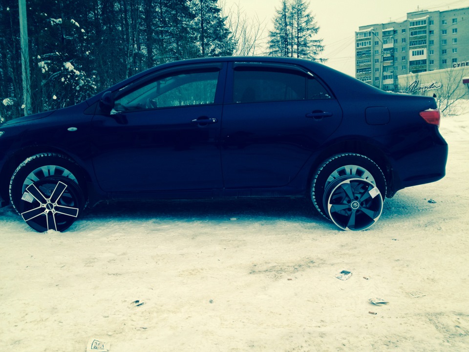 Купил литье — Toyota Corolla (140/150), 1,6 л, 2008 года | колёсные ...