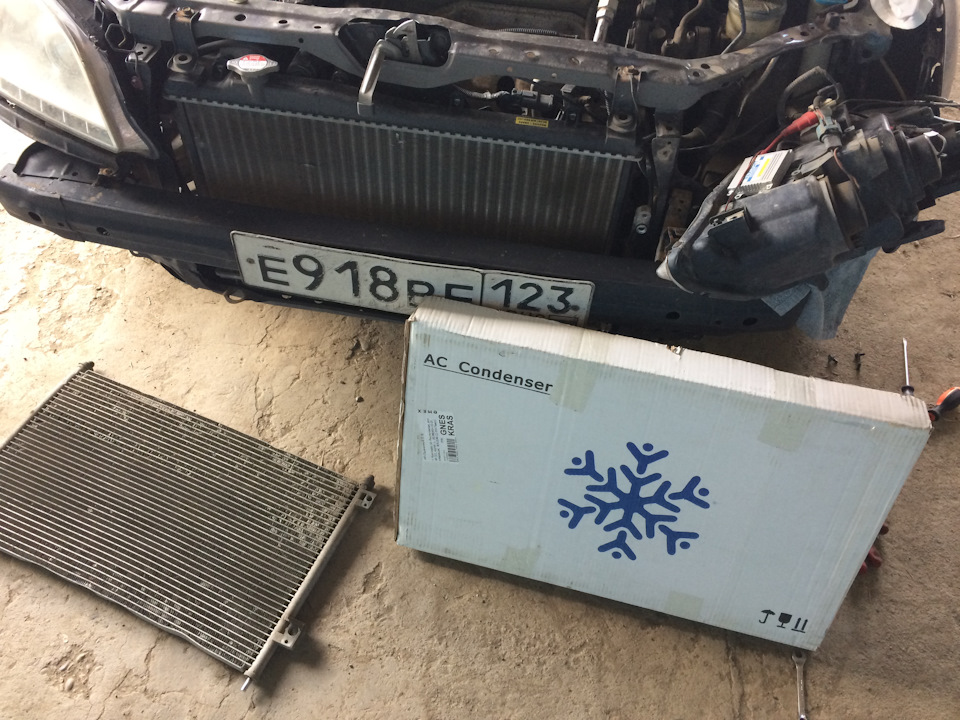 Радиатор кондиционера Termal на Хонда Цивик 7gen — Honda Civic (7G), 1 ...