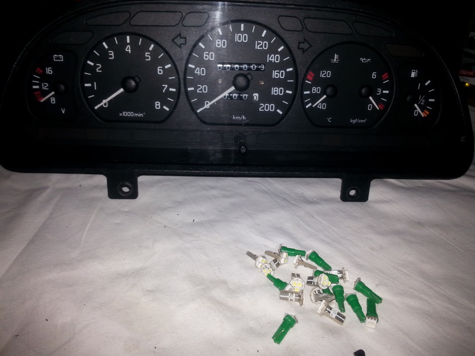 №3. Доработка рижской комбинации приборов. — ГАЗ 3110, 2,4 л, 1999 года ...