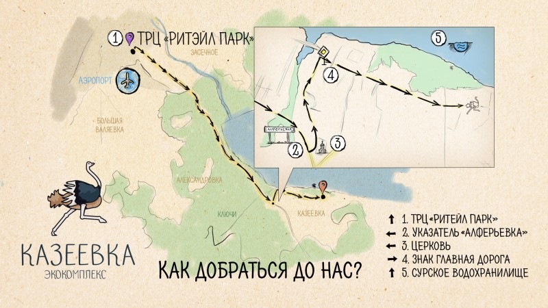 Казеевка пензенская область карта