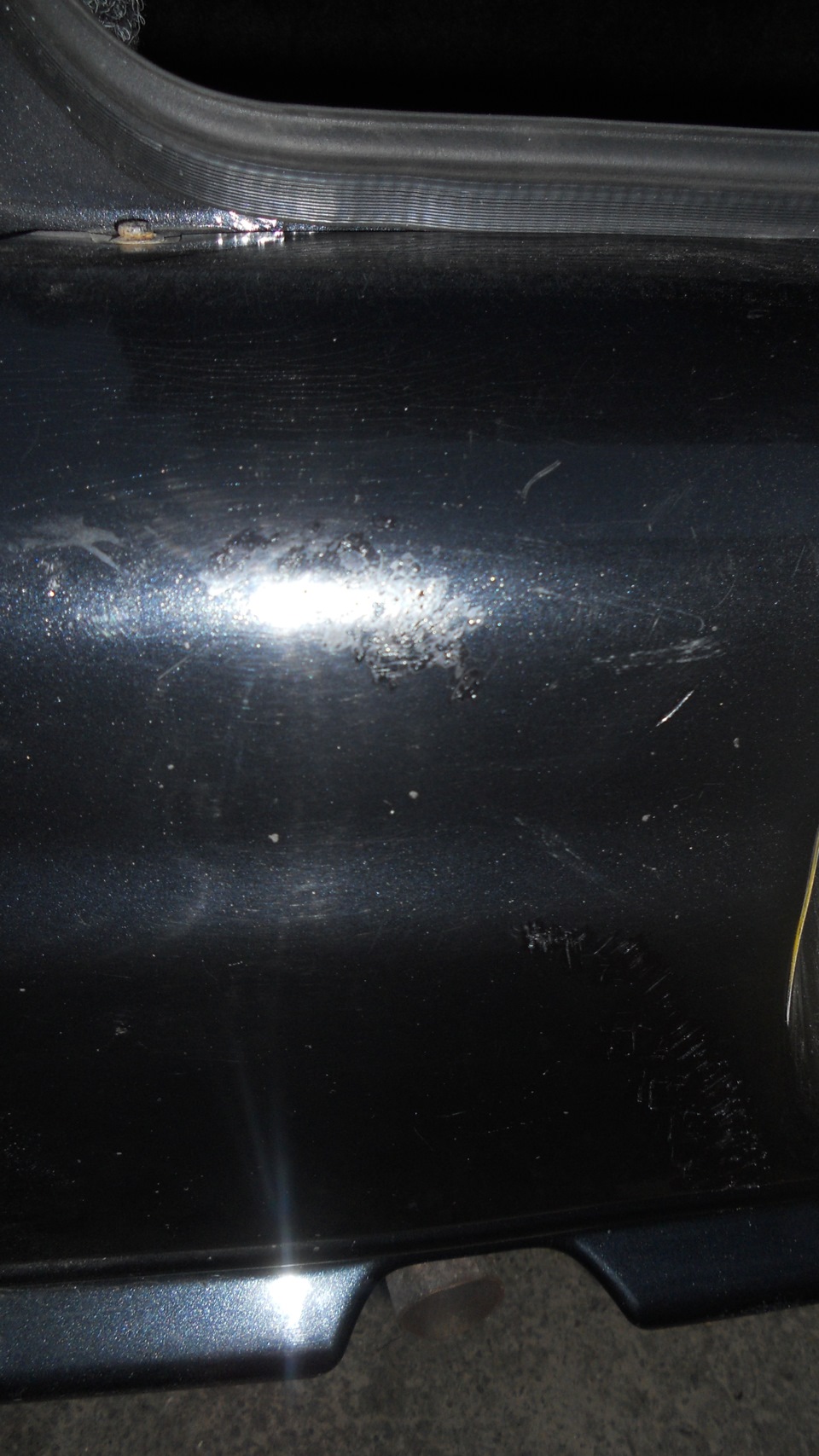 Поцарапал бампер — Lada 21124, 1,6 л, 2006 года | ДТП | DRIVE2