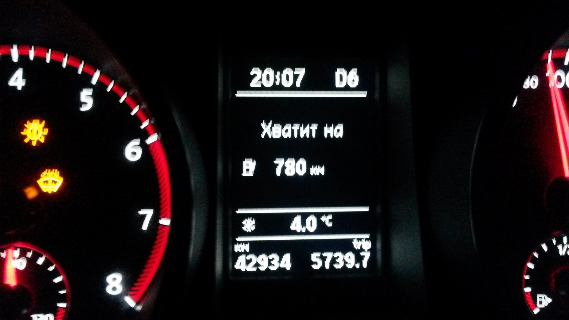 Запас хода) Наблюдение — Volkswagen Golf Mk6 GTI, 2 л, 2011 года