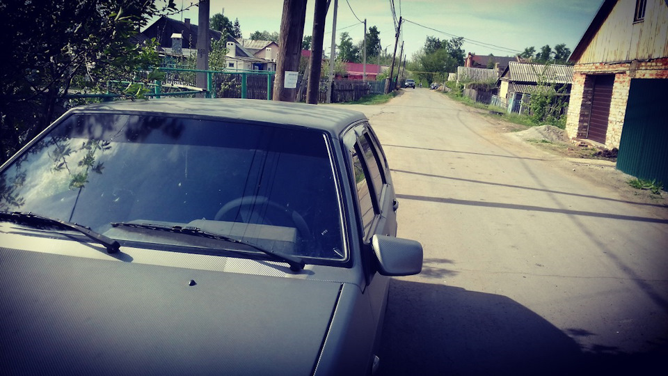 Полоса на лобовом стекле — Lada 21093, 1,5 л, 2002 года | стайлинг | DRIVE2