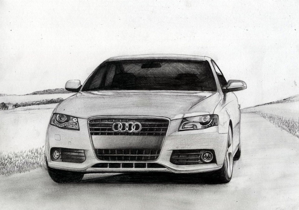 Картинка а 4 нарисована. Audi a4 Crayon. Audi a6 с4 карандаш. Audi a4 avant Sketch. Ауди а4 б7 рисунок.
