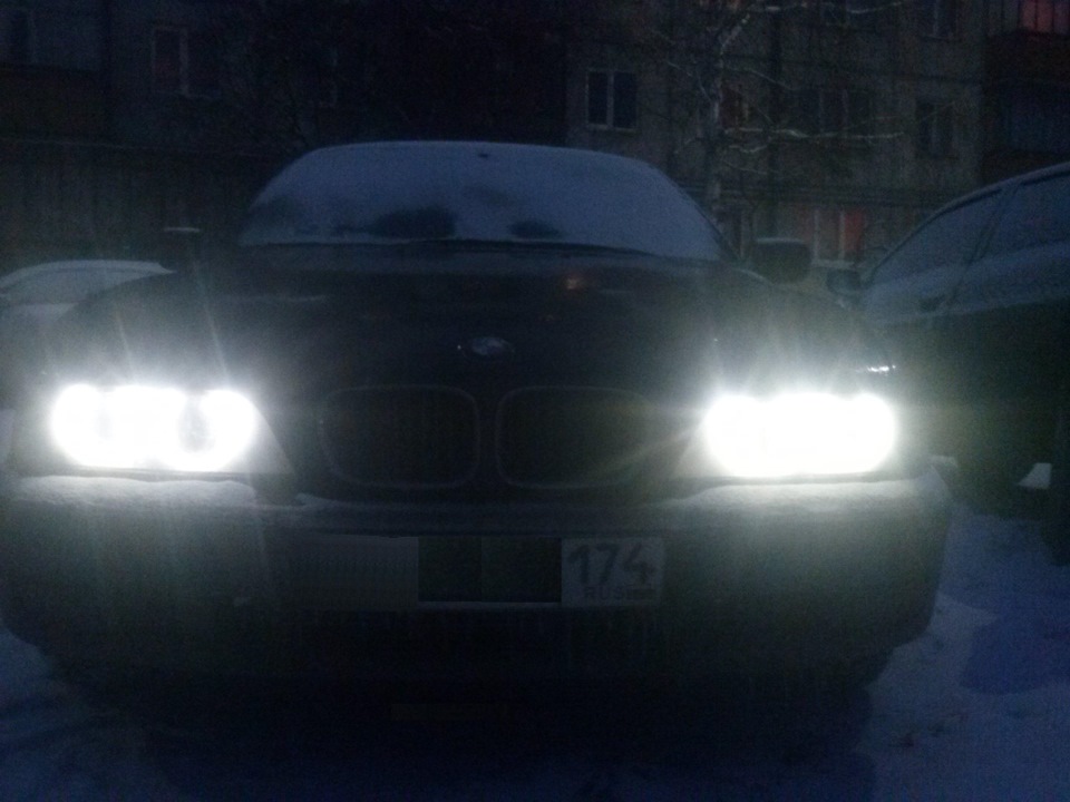 Ангельские глазки — BMW 5 series (E39), 2,8 л, 1997 года | стайлинг ...