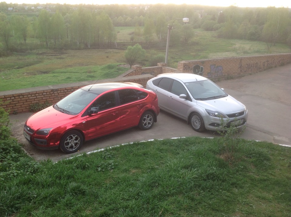 Два брата акробата =) — Ford Focus II Hatchback, 2 л, 2010 года ...