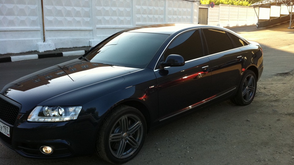 Серая пленка Audi a4 b6