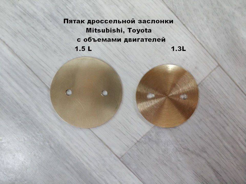Пятак дроссельной заслонки Mitsubishi, Toyota с объемами двигателей 1 ...