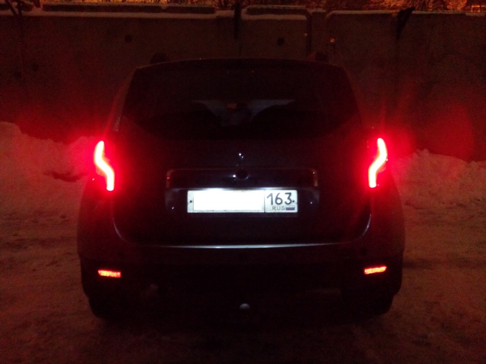 Ресталинговые фонари — Renault Duster (1G), 1,6 л, 2012 года | тюнинг ...