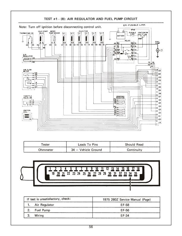 1975 280z Wiring Diagram - Wiring Diagram Schemas