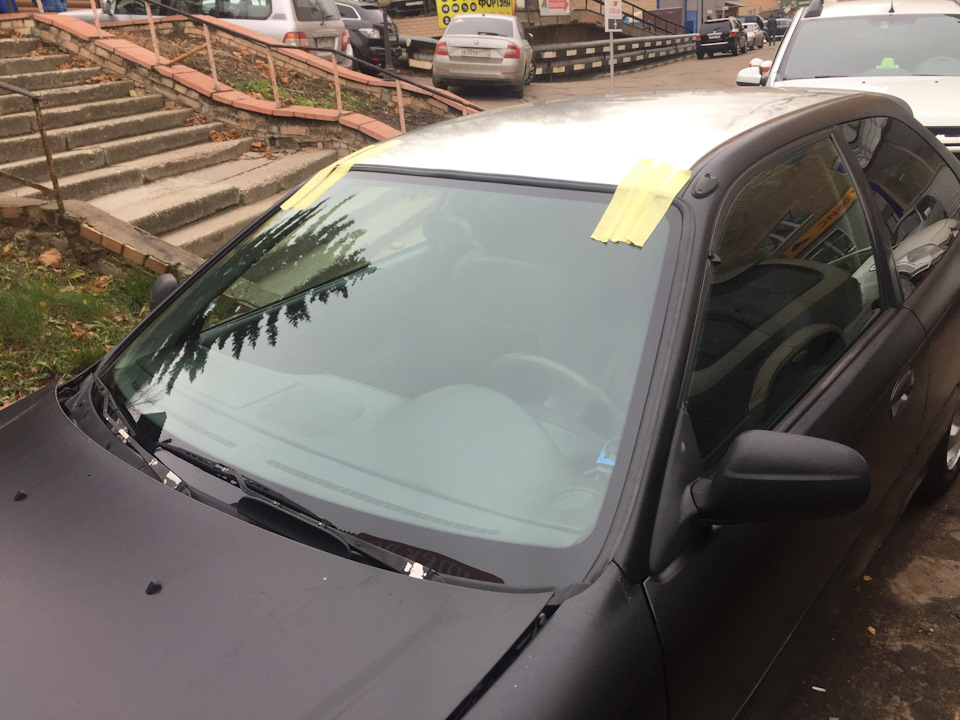 Замена лобового стекла — Honda Civic Hatchback (1G), 1,5 л, 1997 года ...