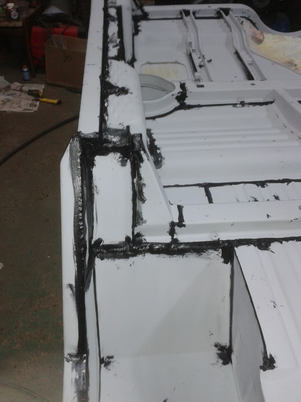 Подготовка к покраске и оброюотки днища — УАЗ 469, 2,5 л, 1973 года ...