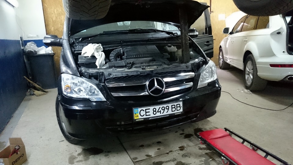 Устранение неисправности парктроников — Mercedes-Benz Vito (2G), 2,2 л ...