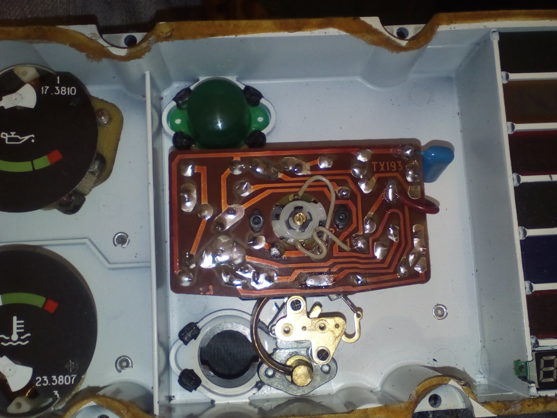 Тюнинг комбинации приборов — Lada 2107, 1,6 л, 1995 года | тюнинг | DRIVE2