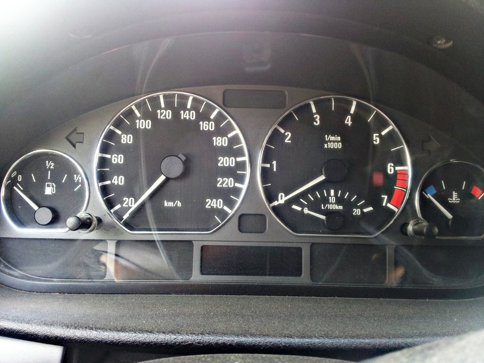 Хромированные кольца в приборку. — BMW 3 series (E46), 2,8 л, 2002 года ...