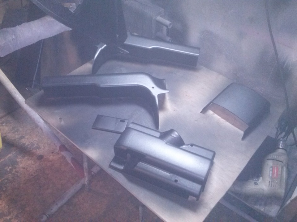 Решил покрасить пластик в салоне. — ГАЗ Соболь, 2,4 л., 2005 года ...