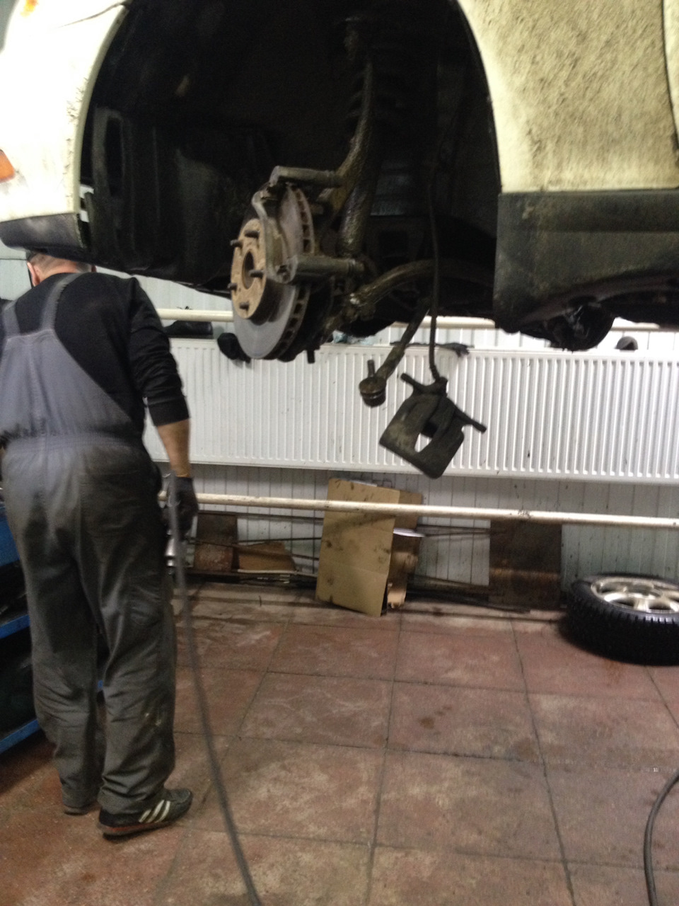 #19 диагностика ходовки плюс мелкий ремонт — Toyota Cresta (100), 2 л ...