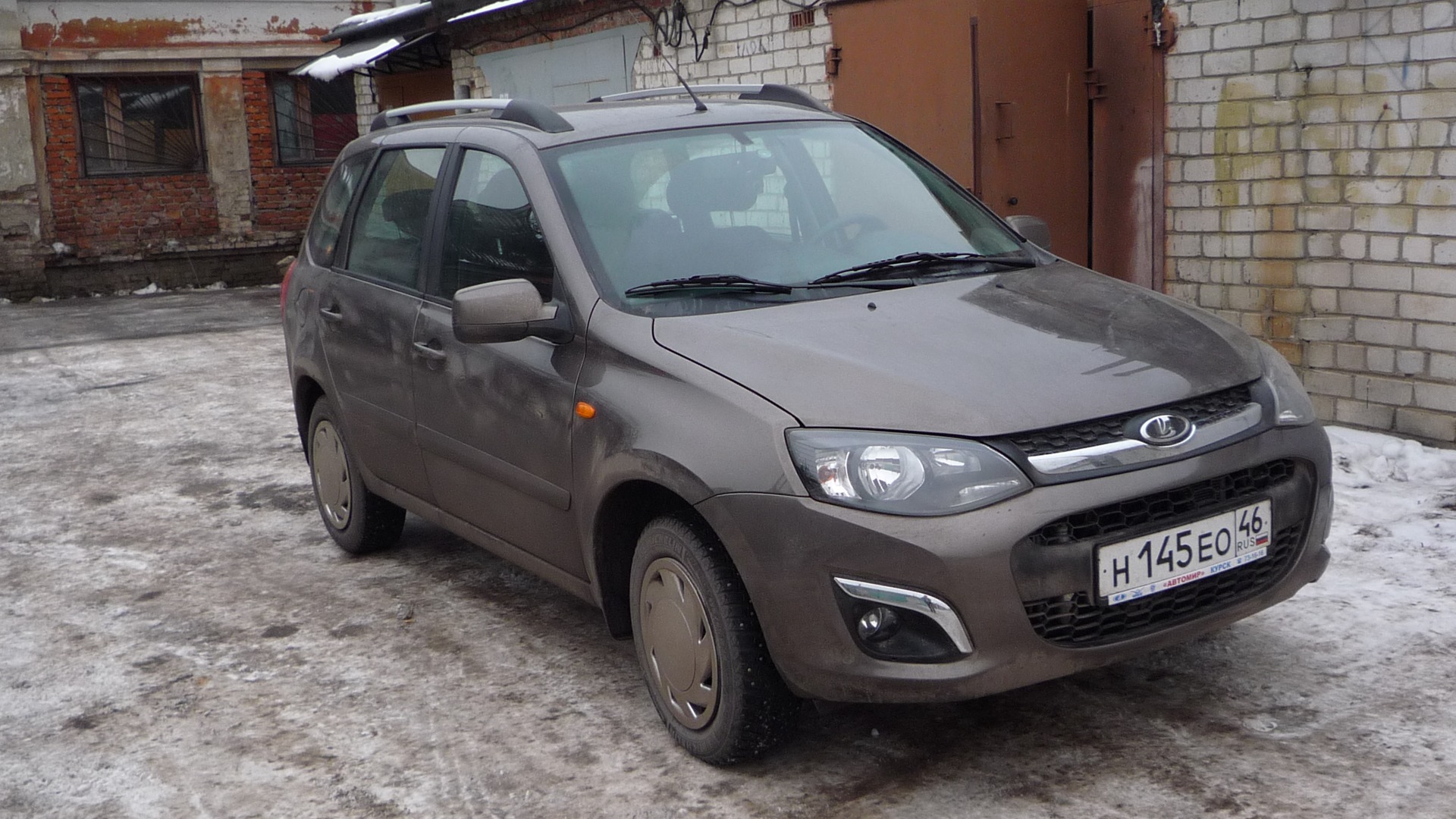 Lada Калина 2 универсал 1.6 бензиновый 2013 | КориандрЗолотисто-коричн на  DRIVE2