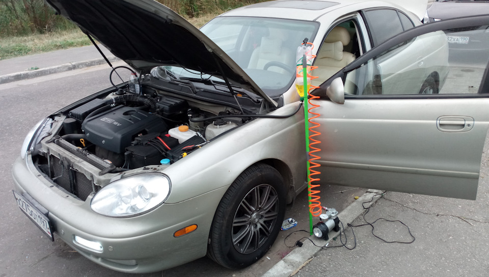 Подсоединяем шланги по своим местам. — Daewoo Leganza