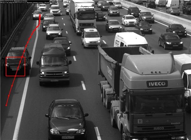 Междурядье. Камеры движения по полосам. Камера на обочину. Камера на полосу. Штраф за обочину.