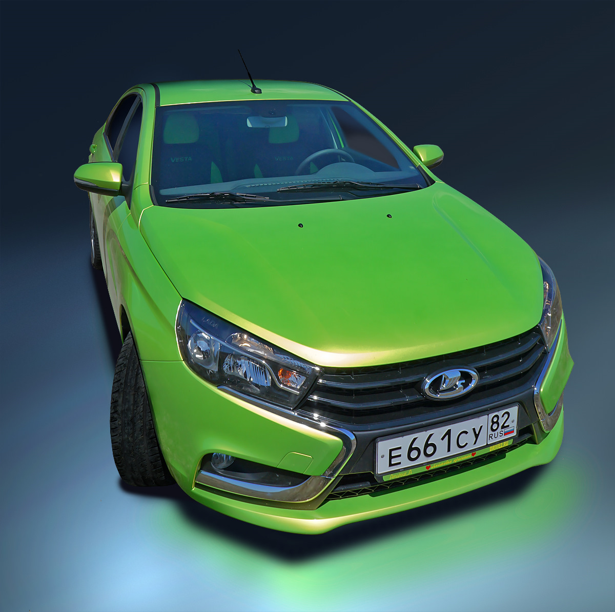 Lada Vesta Green