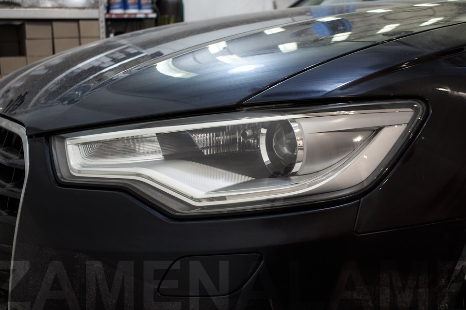 AUDI A6 C7 устранение запотевания фары — ZAMENALAMP на DRIVE2