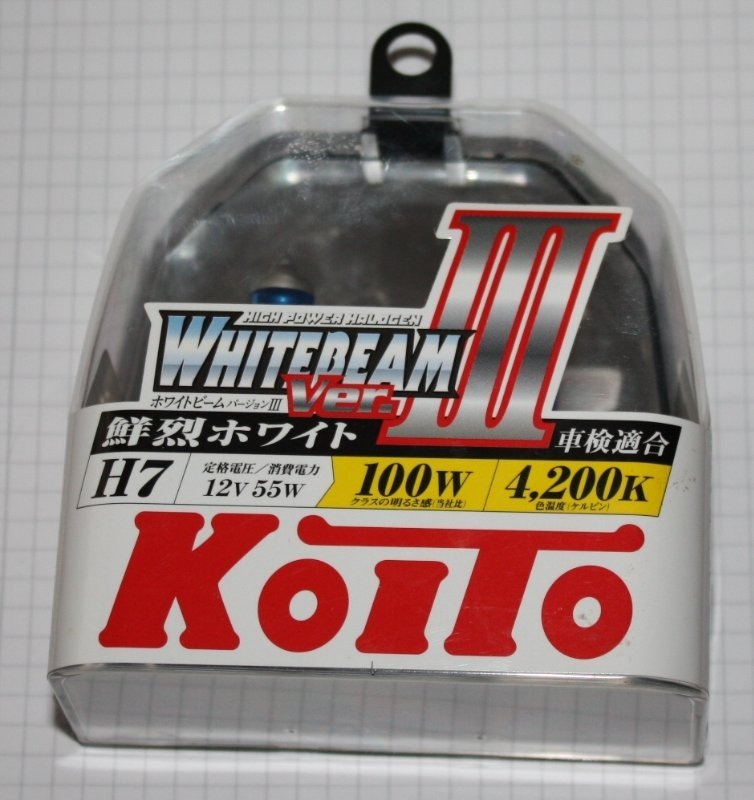 Koito Whitebeam ver. III 4200K — Lada Приора седан, 1,6 л, 2012 года ...
