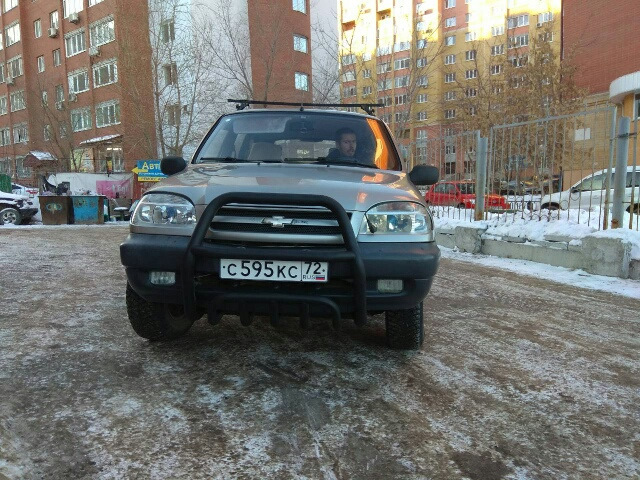 Защита переднего бампера для Chevrolet Niva для авто купить по цене от руб. | Тюнинг-Пласт