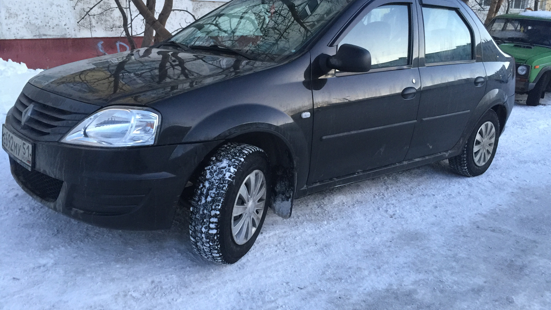 Renault Logan (1G) 1.4 бензиновый 2011 | Чёрный Бандит на Севере на DRIVE2