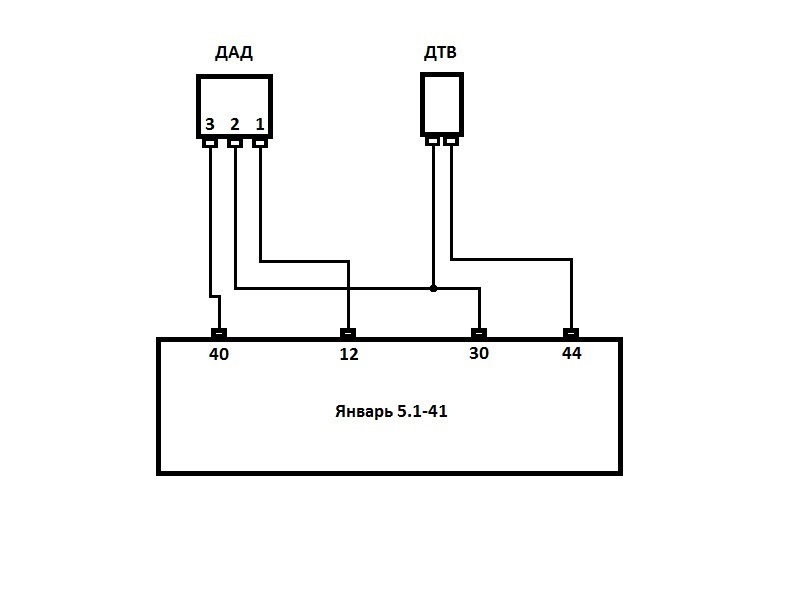 Схема подключения январь 5 1