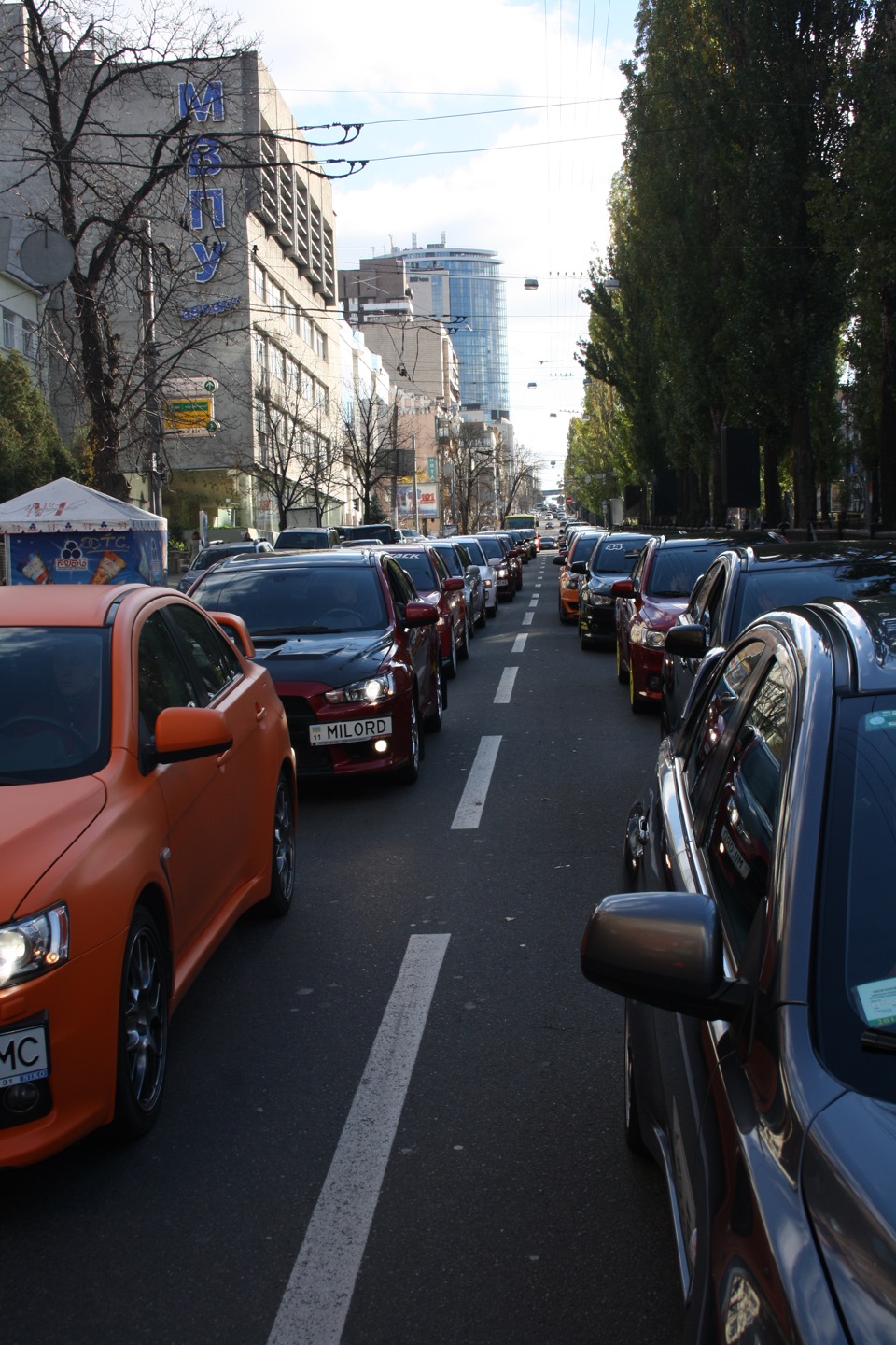 Evo на Хрещатике! 10й Эво слет. — Mitsubishi Lancer Evolution X, 2 л ...