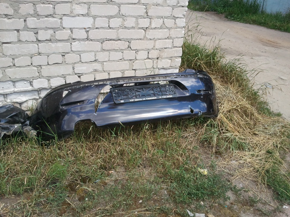 Штопаем и клеим бампер другу — Subaru Impreza WRX (GD, GG), 2 л, 2001 ...