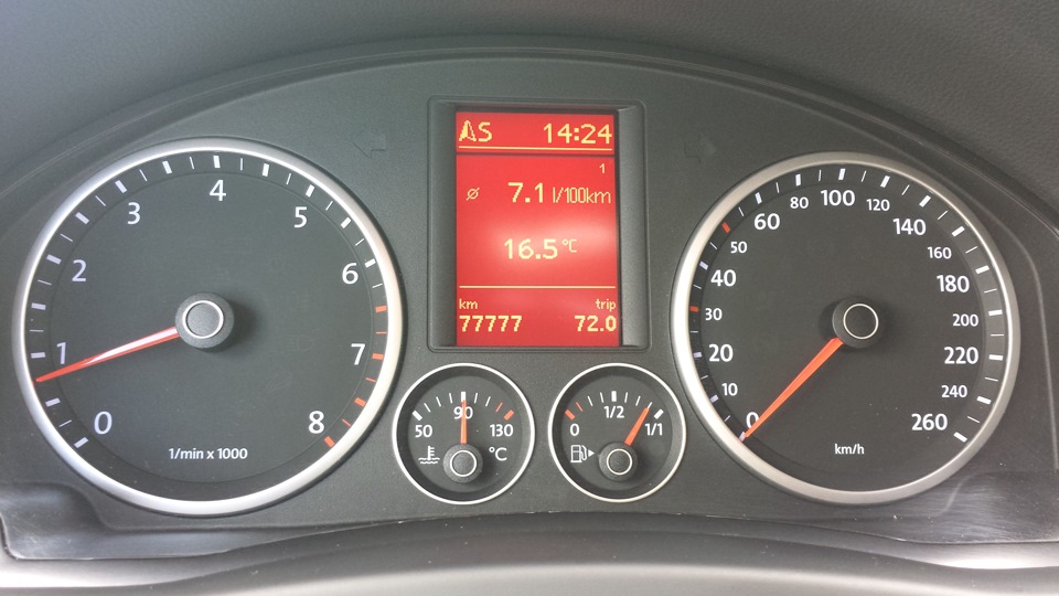 Расход топлива — Volkswagen Tiguan (1G), 1,4 л, 2008 года | заправка ...