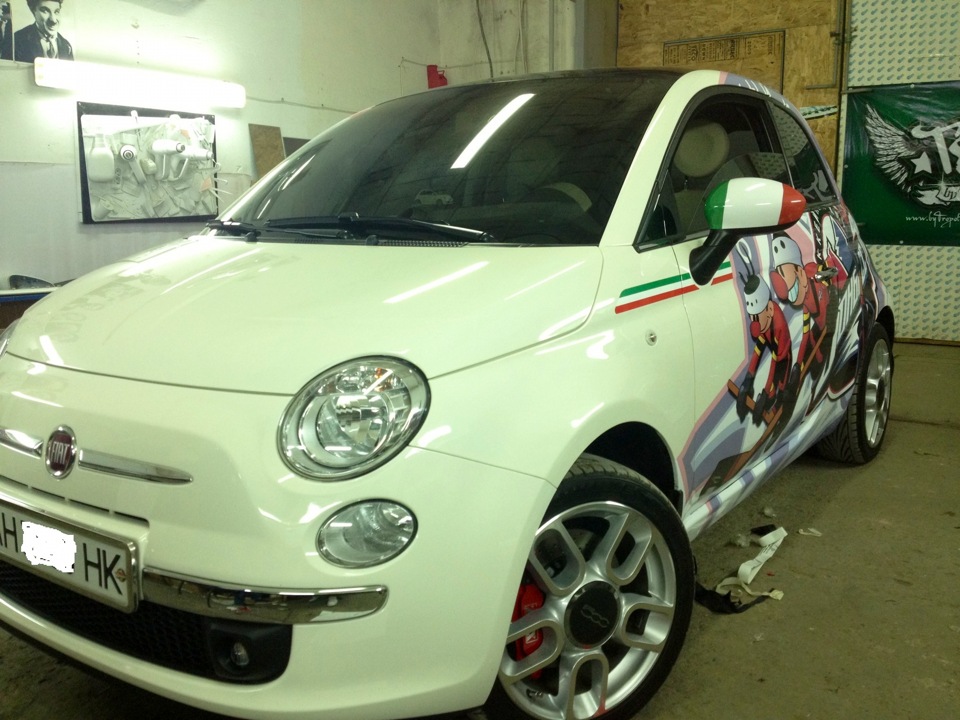 Forza Italia! — FIAT 500 (1G), 1,4 л, 2012 года | тюнинг | DRIVE2