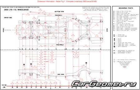 Чертеж лексус gs300